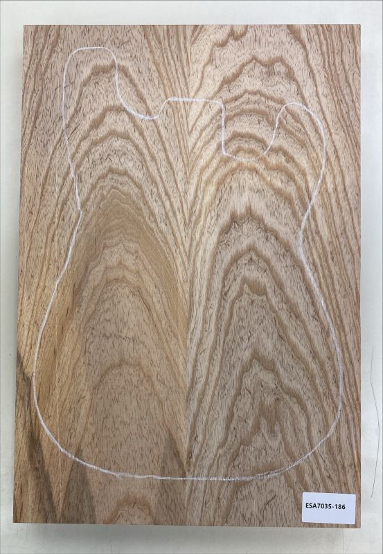 Body Swamp Ash, 1-pc., Unique Piece #186